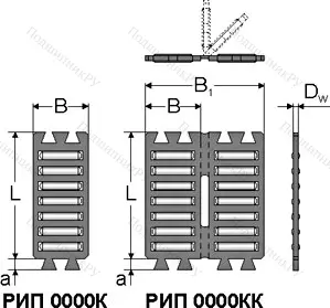 Модификация подшипника рип3525К размер 25x75x3,5 от производителя  МПЗ Модификация подшипника рип3525К размер 25x75x3,5 от производителя  МПЗ