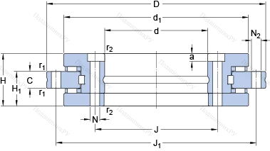 Подшипник NRT 80 B