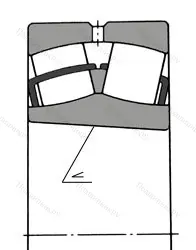 Подшипник  24126K (4153726) размер 130x210x80