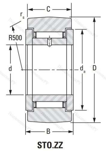 Подшипник STO 30 ZZ