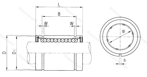 Подшипник LM 30 UU AJ в Сочи