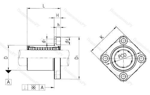 Подшипник LMK 40 UU в Сочи