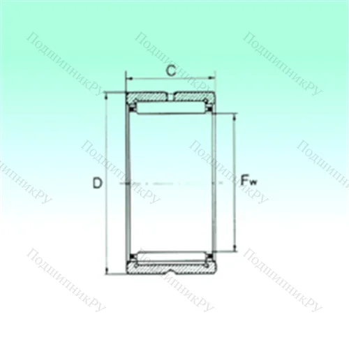 Подшипник игольчатый радиальный NK 40/20