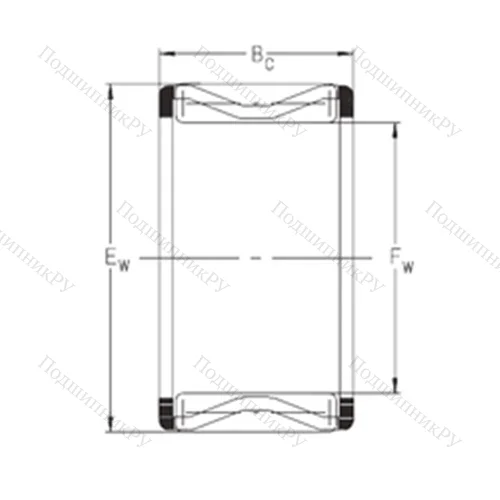 Подшипник игольчатый радиальный C 283424