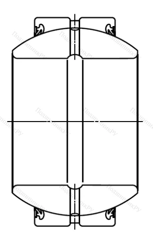 Шарнирный подшипник GEH 60 ES 2RS в Сочи