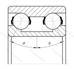 Модификация подшипника 6-3056220Л1 размер 100x180x60,3