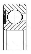 Подшипник  6408-ZN (150408) размер 40x110x27 от производителя  SKF