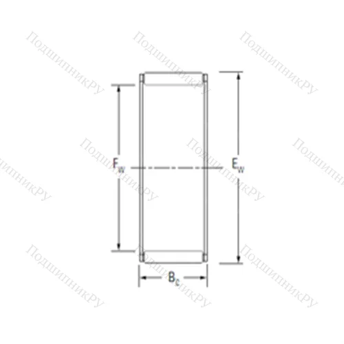 Подшипник игольчатый радиальный K 25X 31X 21H