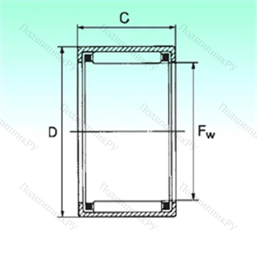 Подшипник игольчатый радиальный HK 1522 - ZW