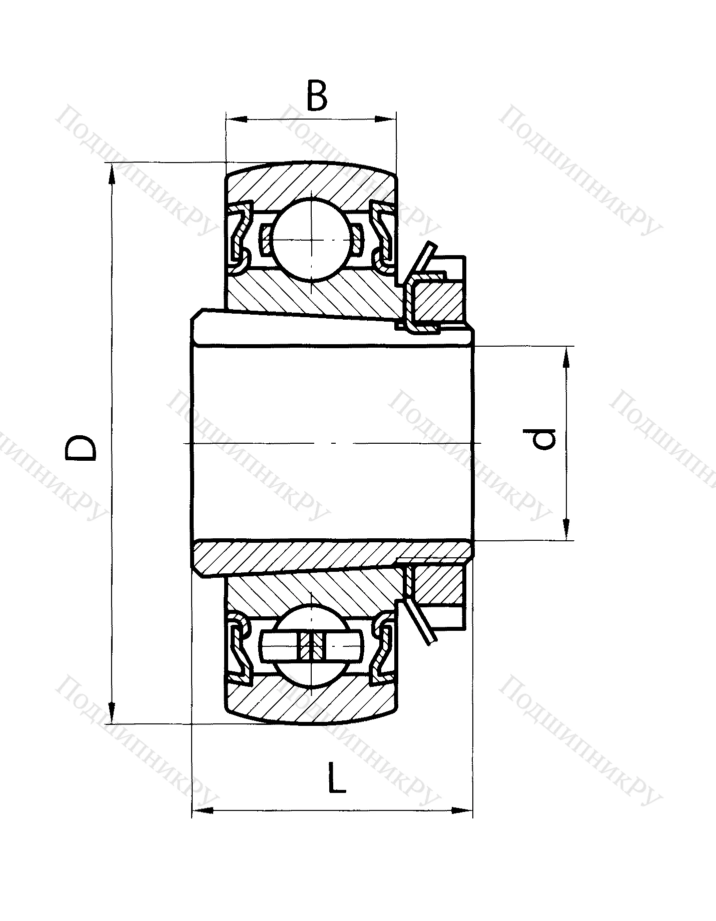 Шариковый однорядный подшипник 680210 A 2H 7C 17 в Сочи
