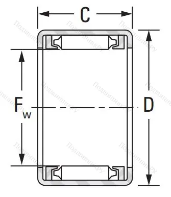 Подшипник обгонной муфты обгонная муфта FC 25 в Сочи