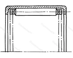 Модификация подшипника ск505822Е размер 50x58x22