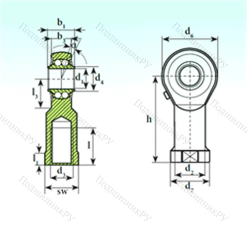 Подшипник шариковый радиальный самоцентрирующийся TSF 40 BB