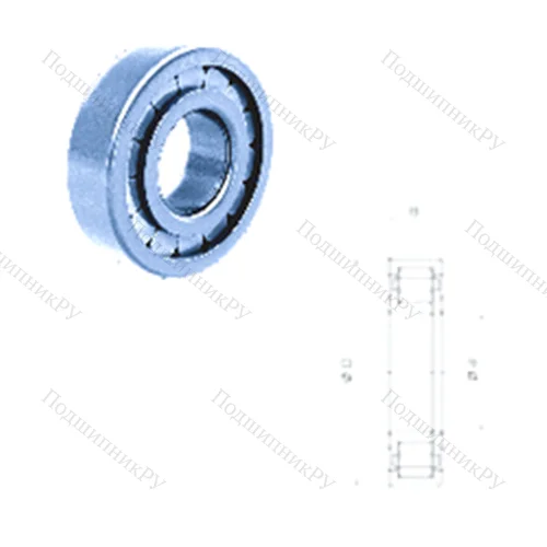 Подшипник роликовый радиальный NUP 309FM/C 3