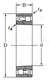 Двухрядный роликовый подшипник NN 3017 KMP 5 (3182117-5 Л ГОСТ) в Сочи