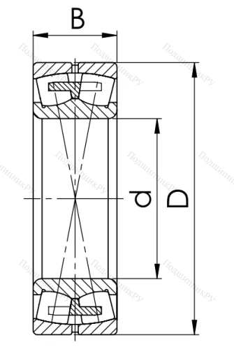 Сферический роликовый подшипник 3536 (22236 MBW 33) в Сочи