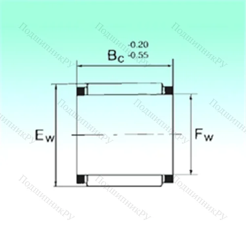 Подшипник игольчатый радиальный KBK 18x23x21 от производителя  NBS