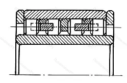 Модификация подшипника 6462144ГМ размер 220x340x218 от производителя  ГПЗ-1