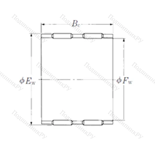 Подшипник игольчатый радиальный