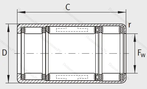 Подшипник обгонной муфты обгонная муфта HFL 1626-L 564 в Сочи