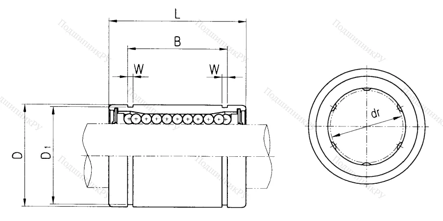Подшипник LM 25 UU в Сочи