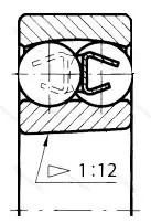 Модификация подшипника 6-111209 размер 45x85x19 от производителя  ГПЗ-23 Модификация подшипника 6-111209 размер 45x85x19 от производителя  ГПЗ-23