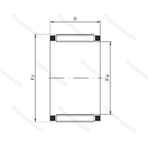 Подшипник игольчатый радиальный K 42x50x18 от производителя  CX