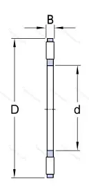 Подшипник  999107 (K 81107TN) размер 35x52x5 от производителя  ГПЗ-20