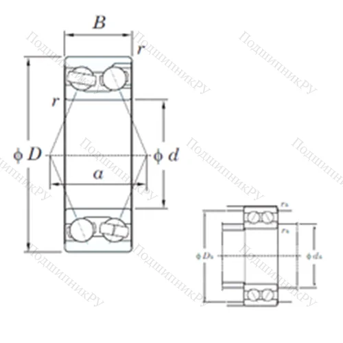 Подшипник шариковый радиально-упорный