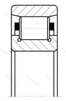 Модификация подшипника 1002918 размер 90x125x18 ГПЗ-34