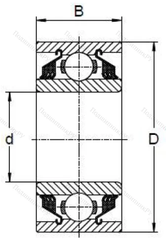 Радиальный шариковый подшипник W 211 PP 3 в Сочи