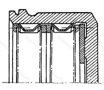 Модификация подшипника 814715К1 размер 75x110/120x78 от производителя  ГПЗ-3