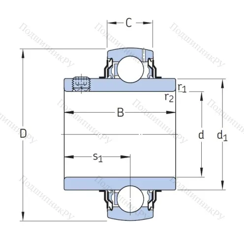 Корпусный подшипник YAR 210-2F в Сочи