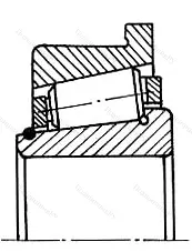 Подшипник  1067306 размер 30x72x20,75 от производителя  ГПЗ-8