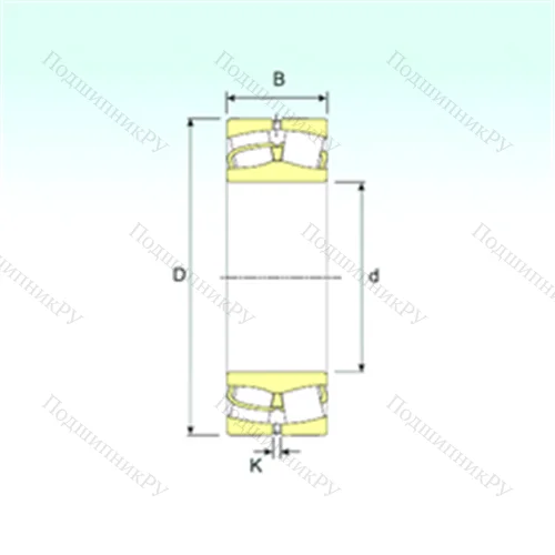 Подшипник роликовый радиальный самоцентрирующийся 23224 от производителя  ISB
