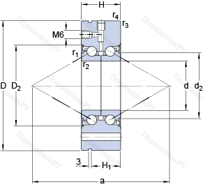 Подшипник BEAM 050140 C-2RSL