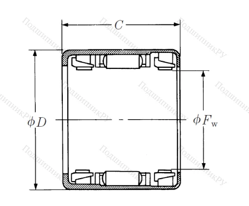 Подшипник обгонной муфты  4 RCB-121616 в Сочи