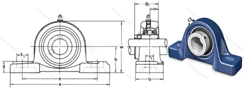 Подшипниковый узел UCP 320 в Сочи