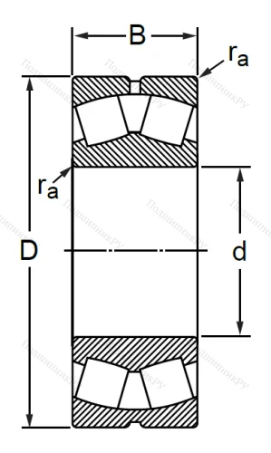 Сферический роликовый подшипник 30-53513 АН (22213 CCW 33C 3) в Сочи