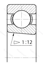 Подшипник 61801K размер 12x21x5 от производителя  SKF