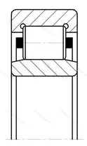Подшипник  32356 (NU 356) размер 280x580x108