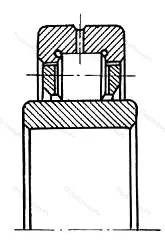 Модификация подшипника 55-2672919Р4 размер 95x130x18/22
