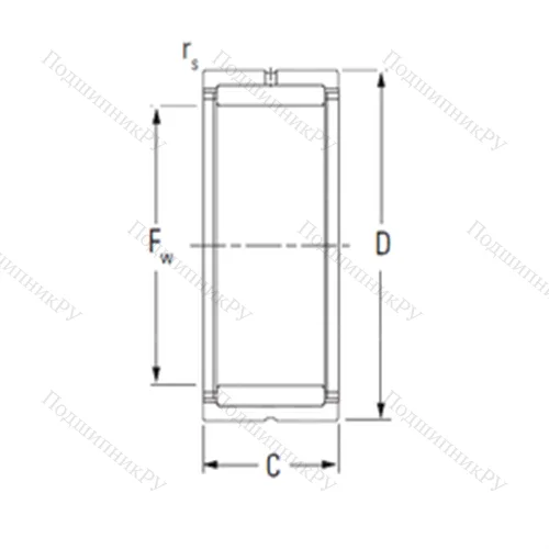 Подшипник игольчатый радиальный NKS 50