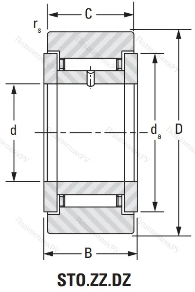Подшипник STO 15 ZZ DZ