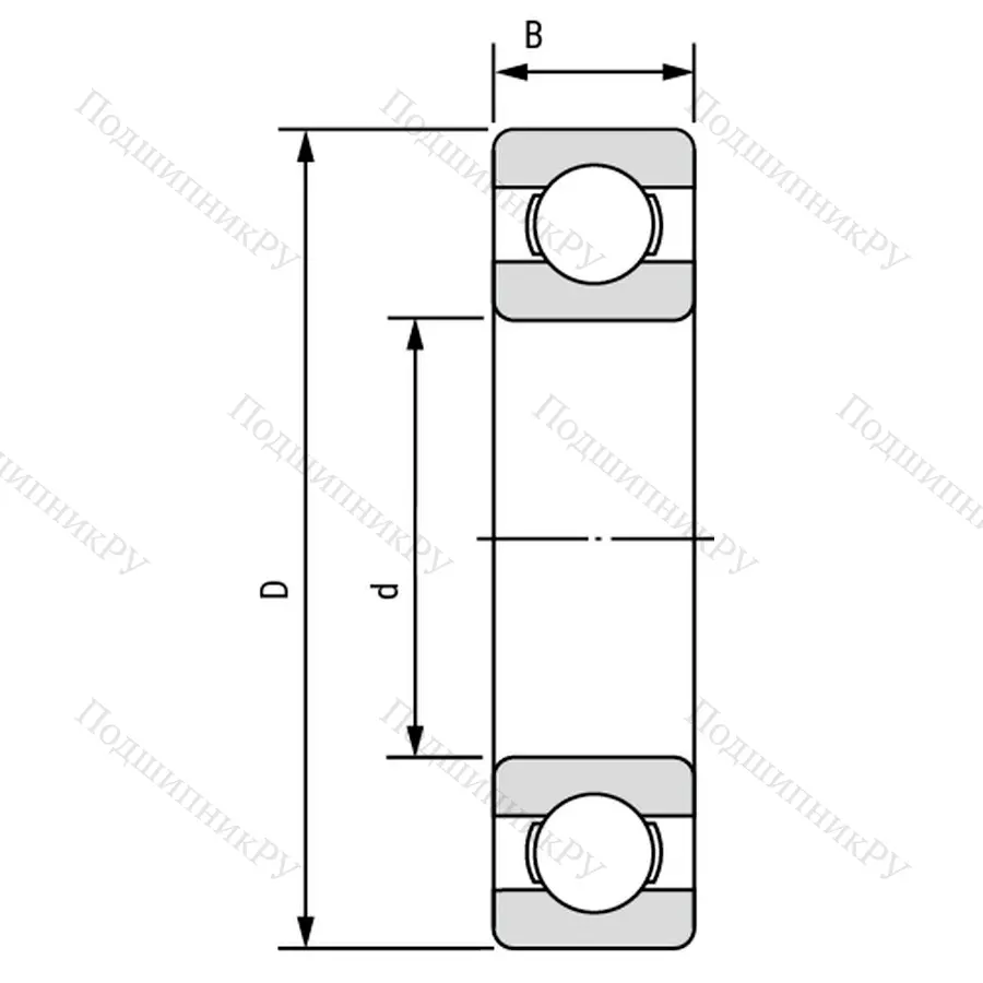 Подшипник  39 (639) размер 9x30x10