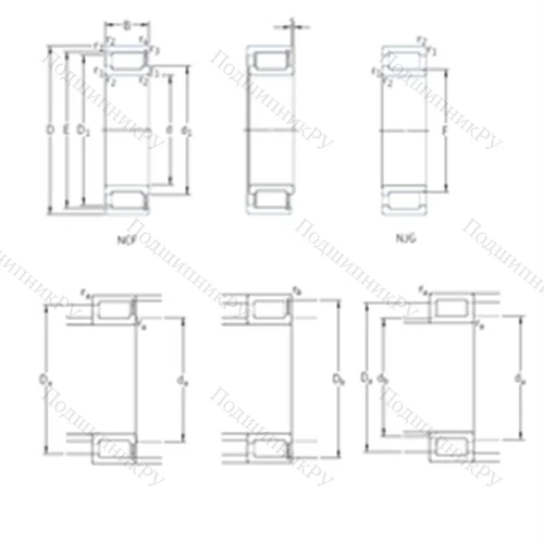 Подшипник роликовый радиальный NCF 18/560V/HB 1 от производителя  SKF