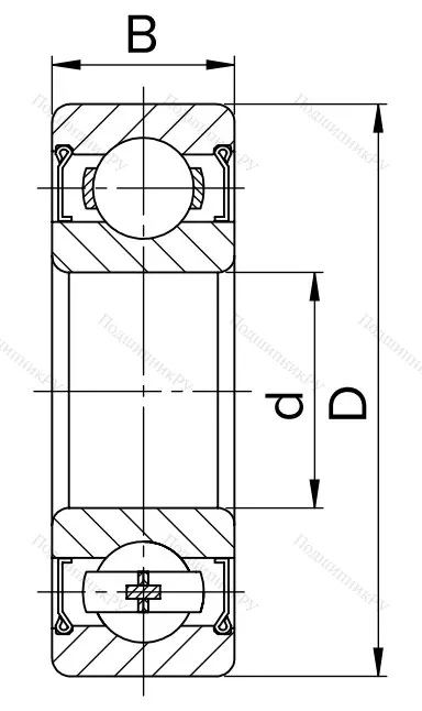 Миниатюрный шариковый подшипник 80023 T (623 ZZT) I0XJO8UCWV в Сочи